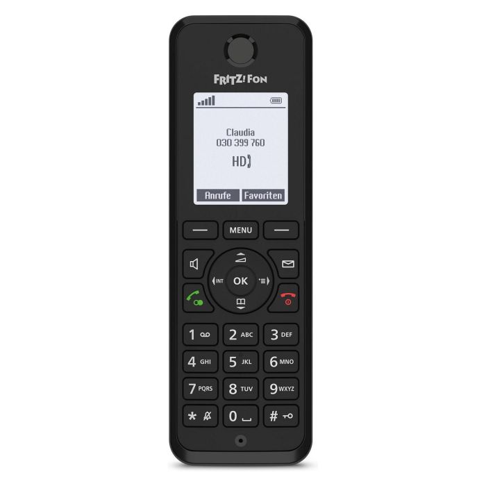 AVM FRITZ!Fon M3 Teléfono Inalámbrico DECT, Identificador de Llamadas, Manos Libres, Negro