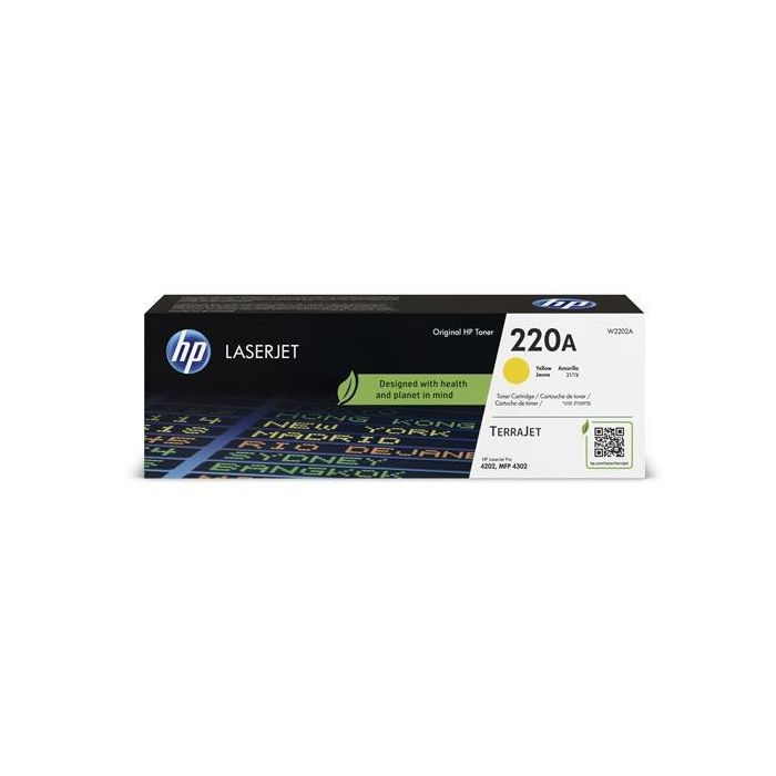HP Toner Amarillo 220A para LaserJet Pro 4202De, 4202Dn, 4202Dw, 4202Dwe, 4302Dw, 4302Dwe, 4302Fdn HP Toner Amarillo 220A para LaserJet Pro 4202De, 4202Dn, 4202Dw, 4202Dwe, 4302Dw, 4302Dwe, 4302Fdn