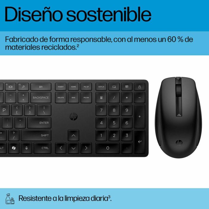 Teclado y Ratón HP 4R009UT#ABE Negro 4 Teclado y Ratón HP 4R009UT#ABE Negro 4