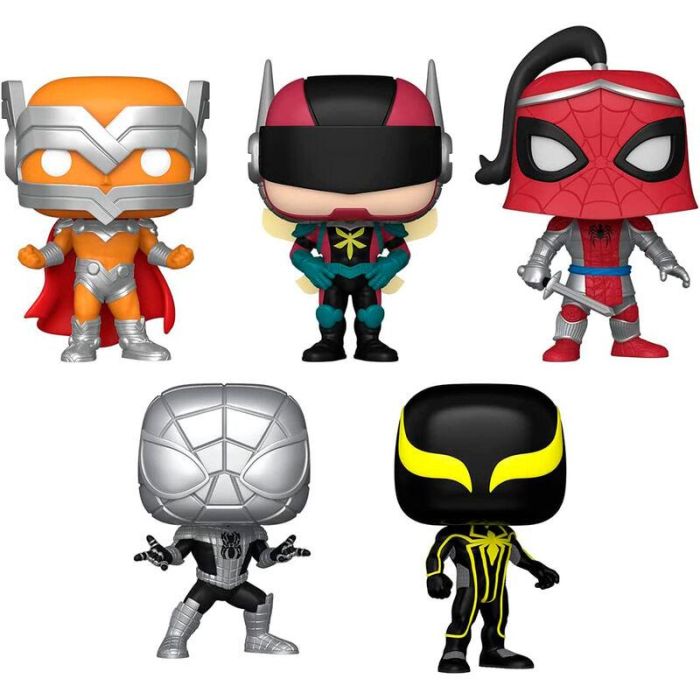 Blister 5 figuras POP Marvel Spiderman Exclusive 1 Blister 5 figuras POP Marvel Spiderman Exclusive 1