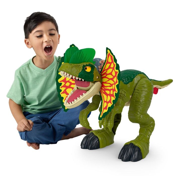 Dinosaurio Dilofosaurio Jurassic World Hvy16 Imaginext 1