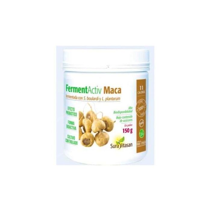 SURA VITASAN Maca Fermentada 150g, Rendimiento Físico y Mental, Resistencia y Vitalidad, Energía