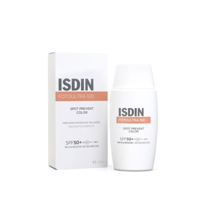 Isdin FOTO ULTRA 100 Protector Solar Facial con Color Previene Manchas Solares SPF50+ 50 ml Isdin FOTO ULTRA 100 Protector Solar Facial con Color Previene Manchas Solares SPF50+ 50 ml