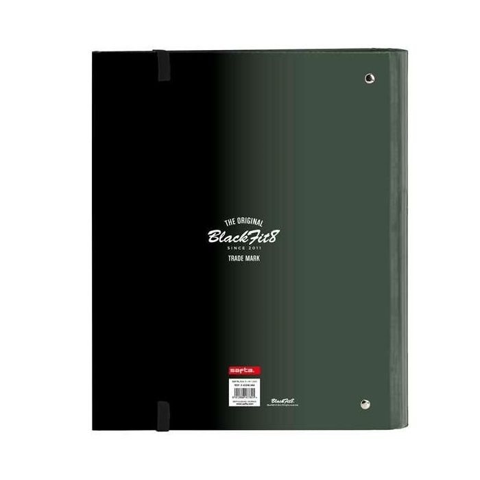 Carpeta de anillas BlackFit8 Gradient A4 Negro Verde militar (27 x 32 x 3.5 cm) 1 Carpeta de anillas BlackFit8 Gradient A4 Negro Verde militar (27 x 32 x 3.5 cm) 1