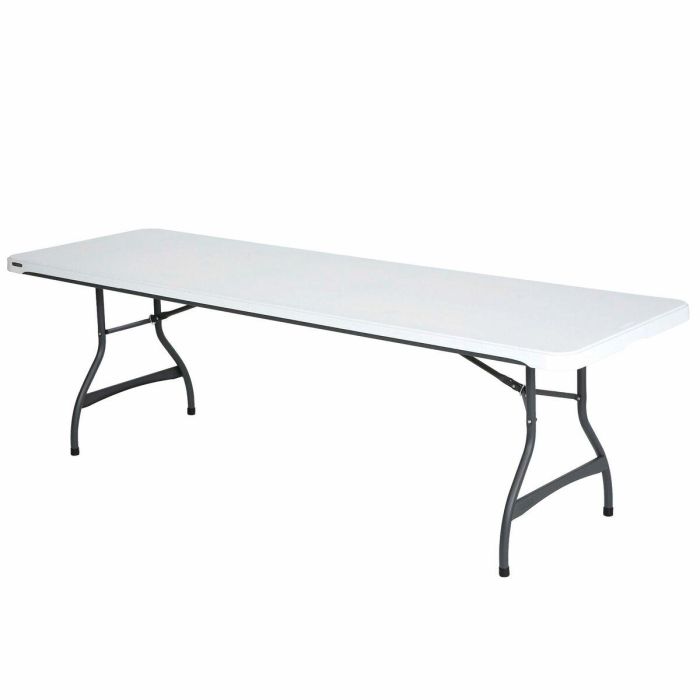 Mesa Plegable Lifetime Blanco 244 x 74 x 76 cm