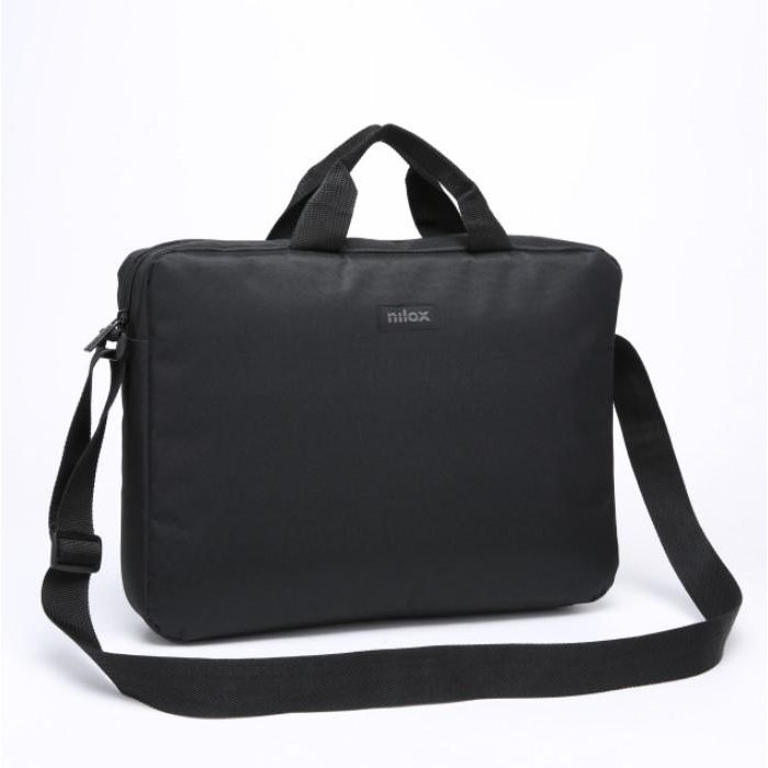 Nilox Maletín Acolchado Para Portátil 15.6" Basic Negro - Asa y Cinta para Hombro 1 Nilox Maletín Acolchado Para Portátil 15.6" Basic Negro - Asa y Cinta para Hombro 1