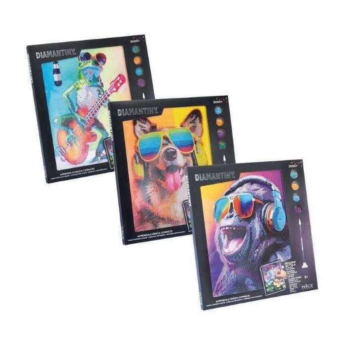 Diario crystal artl diamantiny quadro surt 3 animales. realiza mosaicos con gemas de colores.32x32x2,4 cm 5 Diario crystal artl diamantiny quadro surt 3 animales. realiza mosaicos con gemas de colores.32x32x2,4 cm 5
