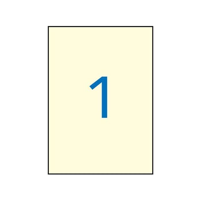 Apli Etiquetas Adhesivas 210x297 mm Inkjet-Láser, Cantos Rectos, 20 Hojas, Crema Apli Etiquetas Adhesivas 210x297 mm Inkjet-Láser, Cantos Rectos, 20 Hojas, Crema