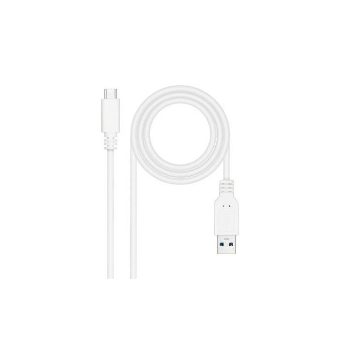 Cable USB 3.1 Tipo-C Nanocable 10.01.4001-L150-W/ USB Tipo-C Macho - USB Macho/ 1.5m/ Blanco 1 Cable USB 3.1 Tipo-C Nanocable 10.01.4001-L150-W/ USB Tipo-C Macho - USB Macho/ 1.5m/ Blanco 1