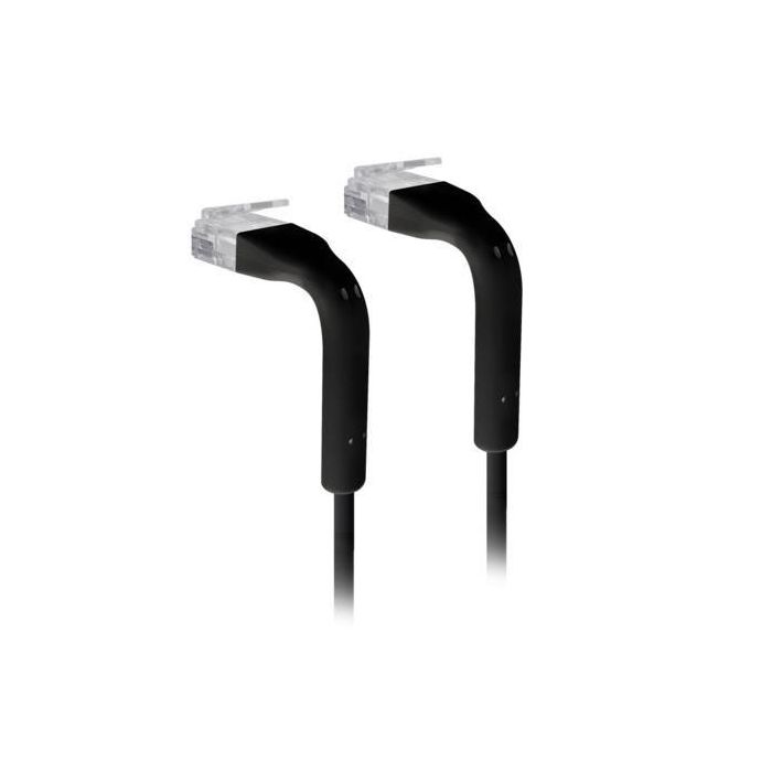 Ubiquiti Cable de Red Cat6 Conectores RJ45 Doblables Negro 0.22m Ultrafino 3mm. Certificación Fluke TIA-568-B.2 Ubiquiti Cable de Red Cat6 Conectores RJ45 Doblables Negro 0.22m Ultrafino 3mm. Certificación Fluke TIA-568-B.2