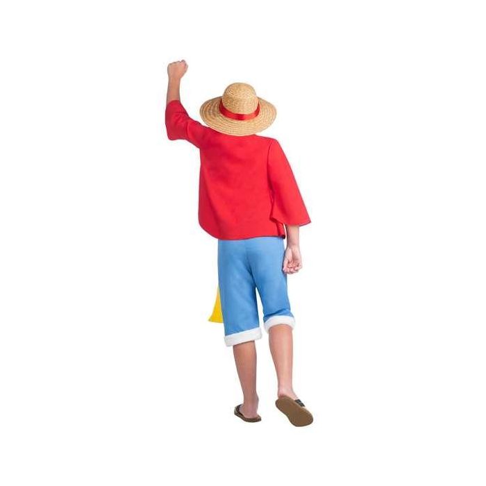 Disfraz luffy sombrero, chaqueta, camiseta, fajín y pantalón talla 7-9 y 2 Disfraz luffy sombrero, chaqueta, camiseta, fajín y pantalón talla 7-9 y 2