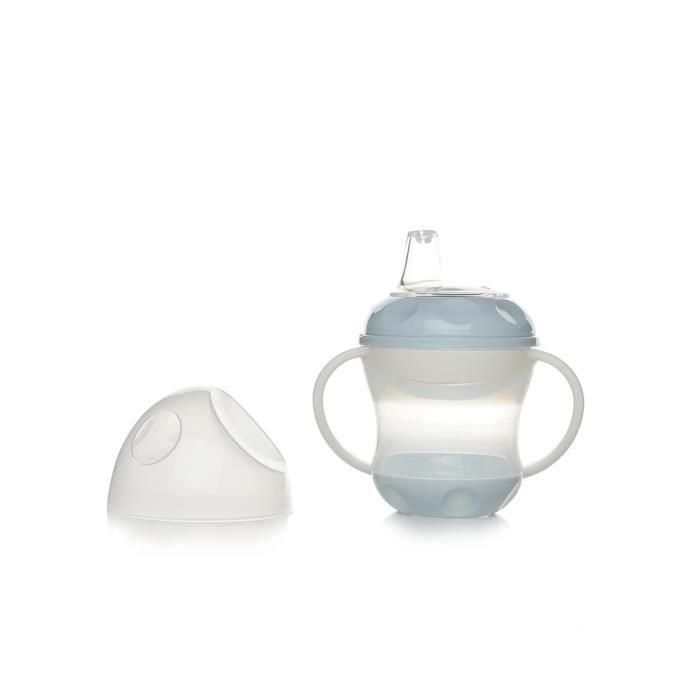 THERMOBABY Vaso antigoteo + tapa - Flor azul 1 THERMOBABY Vaso antigoteo + tapa - Flor azul 1