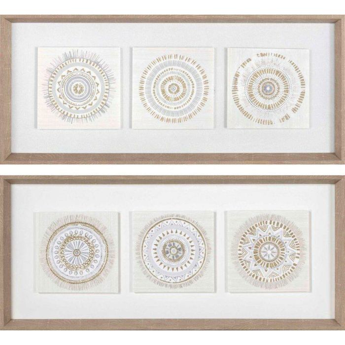 Cuadro Scandi DKD Home Decor Beige Natural 4 x 28.6 x 63.5 cm (2 Unidades) Cuadro Scandi DKD Home Decor Beige Natural 4 x 28.6 x 63.5 cm (2 Unidades)