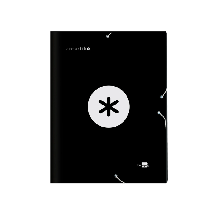 Antartik Carpeta Clasificadora A4 12 Departamentos Gomas Carton Forrado Color Negro 1 Antartik Carpeta Clasificadora A4 12 Departamentos Gomas Carton Forrado Color Negro 1