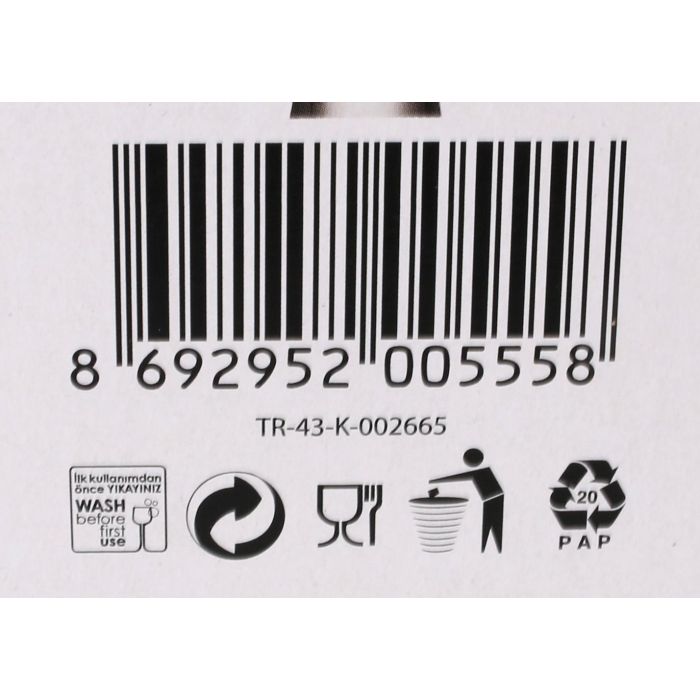 Lav Set 6 Copas Agua 320cc Nevaka 7.5x7.5x17cm (4 Cajas)