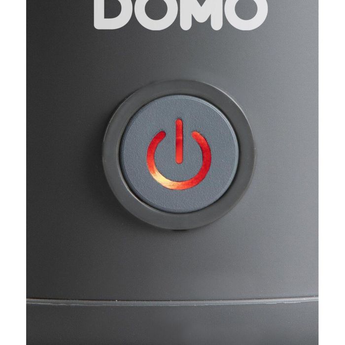 Domo DO745MF Espumador de Leche, 500 W, 150 ml, Base 360°, Gris/Madera 7