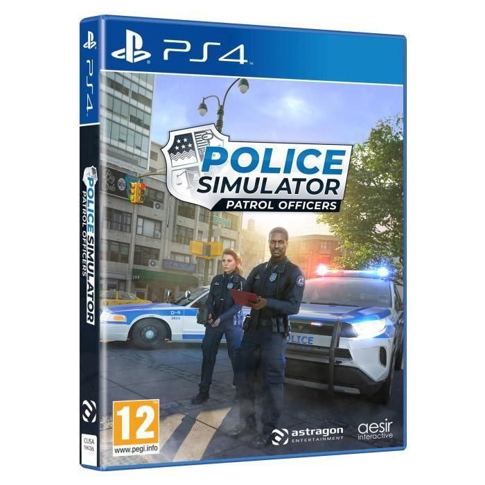 Oficina de patrulla del simulador de policía PS4 juego Oficina de patrulla del simulador de policía PS4 juego