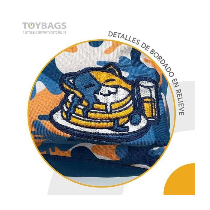 Mochila fortnite blue camo (adaptable a carro). 42 x 32 x 20 cm. 8 Mochila fortnite blue camo (adaptable a carro). 42 x 32 x 20 cm. 8