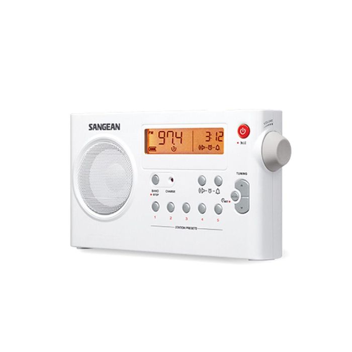 Radio Portátil Digital Sangean PR-D7 Blanco