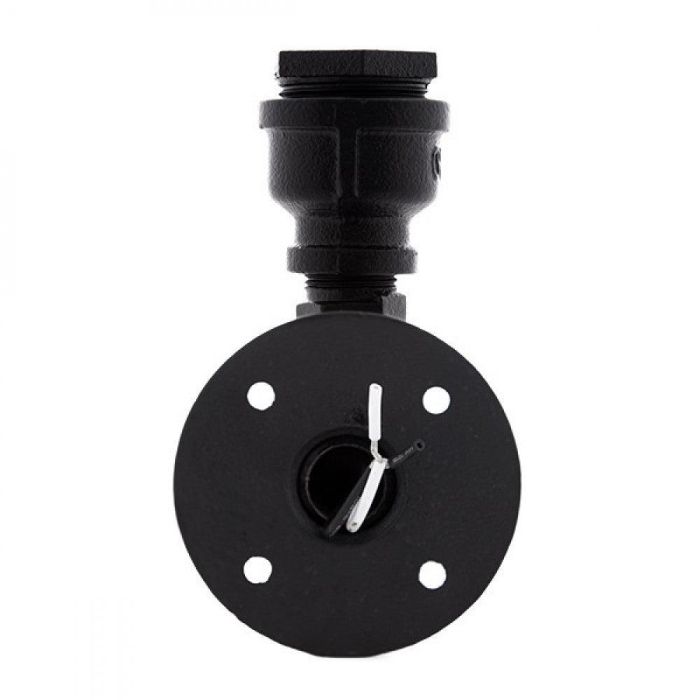 Aplique de Pared estilo industrial E27 Negro (Sin Lámpara) Nora [HO-E27WALLLIGHT-J-B] 2