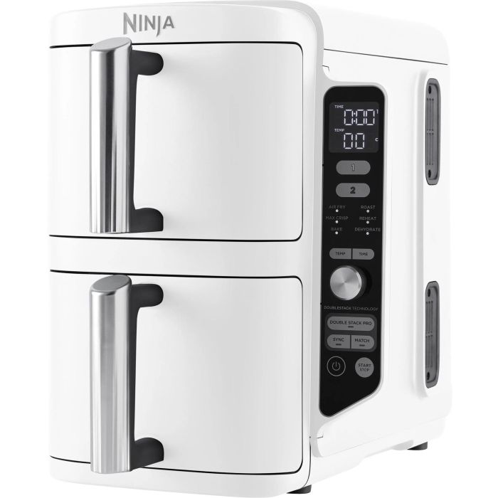 Ninja Freidora de aire Doble apilable XL SL400EUWH - Capacidad 9,5 L - 2470 W - Blanca 1