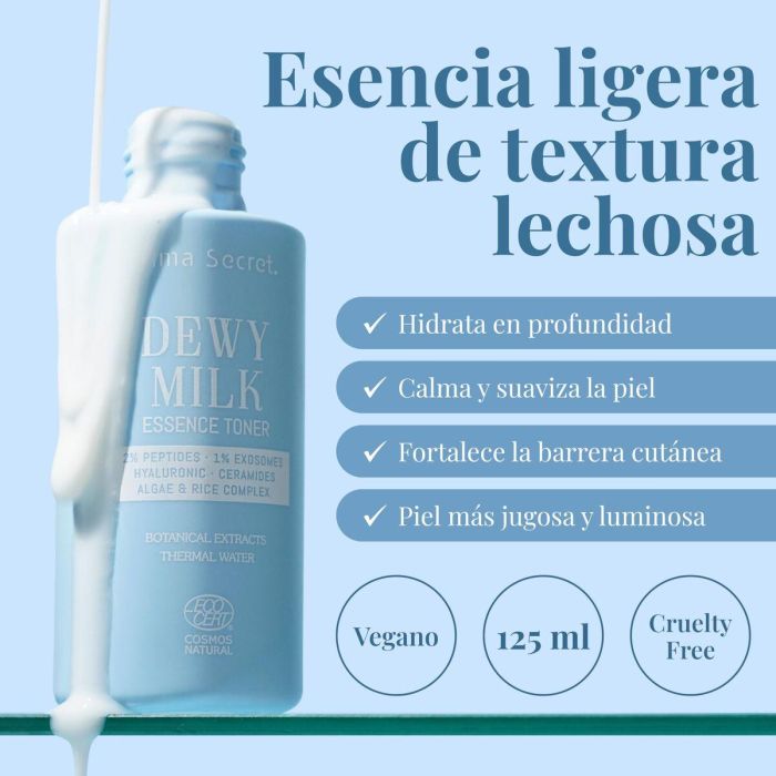 Alma Secret DEWY MILK tónico esencial facial hidratante para todo tipo de piel 125 ml 1