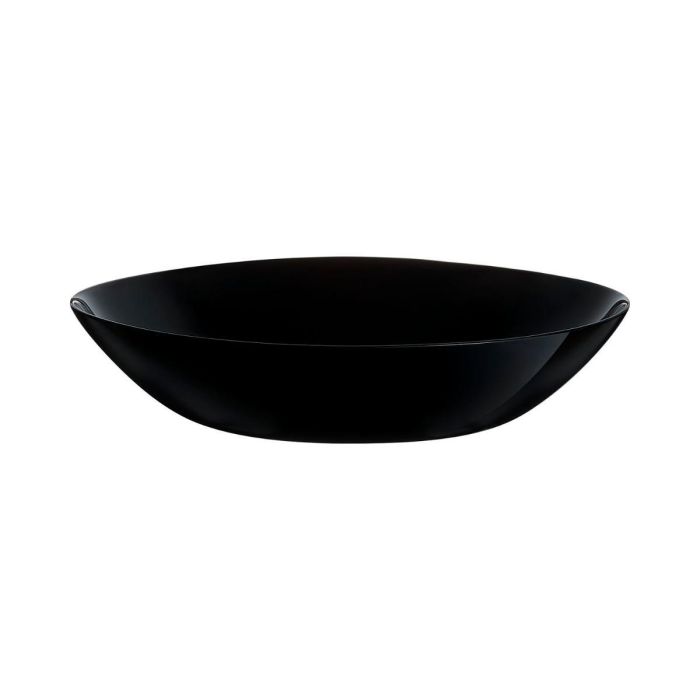 Plato Hondo Vidrio Zelie Negro Luminarc 20 cm