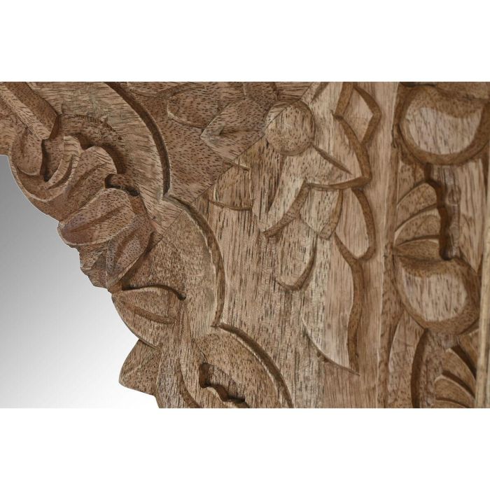 DKD Home Decor Espejo Árabe Natural de Pared Grande en MDF y Cristal, Diseño Decorativo Oriental 120 x 70 x 4 cm 3