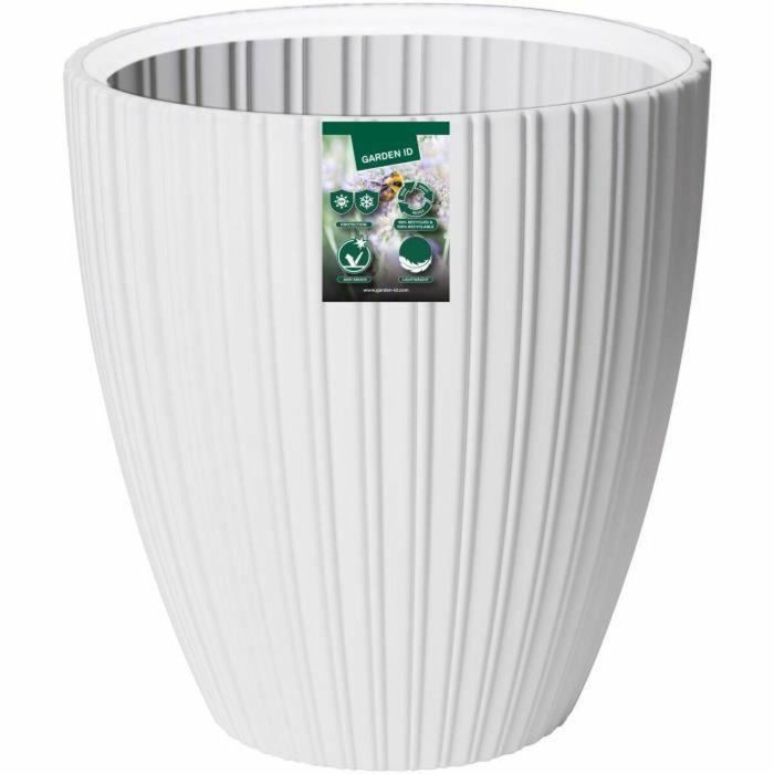 Maceta Garden ID Fancy Blanco Polietileno 40 x 42 cm 3 Maceta Garden ID Fancy Blanco Polietileno 40 x 42 cm 3