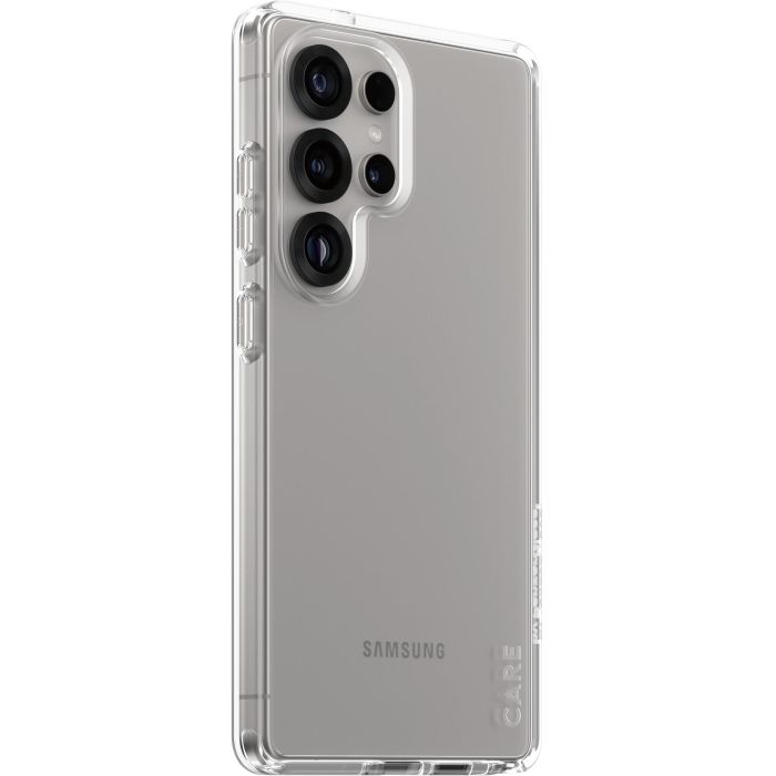PanzerGlass CARE Flagship Case Transparente Urban Combat para Samsung Galaxy S25 Ultra | Antiamarilleamiento, Anti-rayones, Antigolpes
