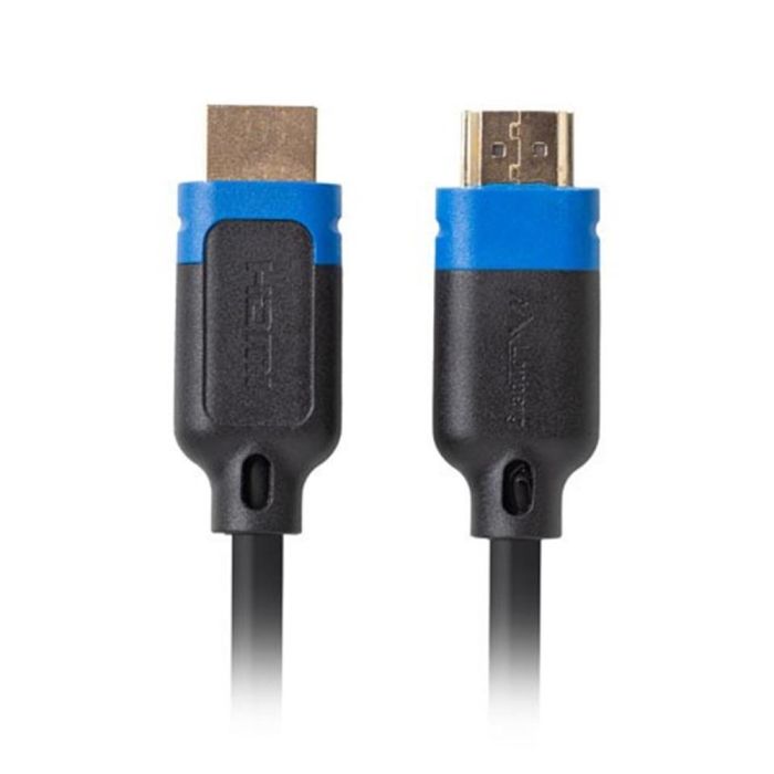 Lanberg CA-HDMI-30CC-0018-BK Cable HDMI 2.1 - 1.8m, 48Gbps, Tipo A estándar, Conectores Dorados, Negro Lanberg CA-HDMI-30CC-0018-BK Cable HDMI 2.1 - 1.8m, 48Gbps, Tipo A estándar, Conectores Dorados, Negro
