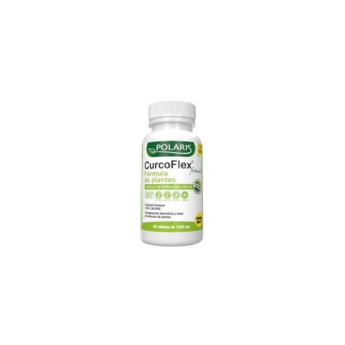 Polaris Curcoflex Fórmula 60Comp. con Harpagofito, Boswellia y Cúrcuma para Apoyo Articular