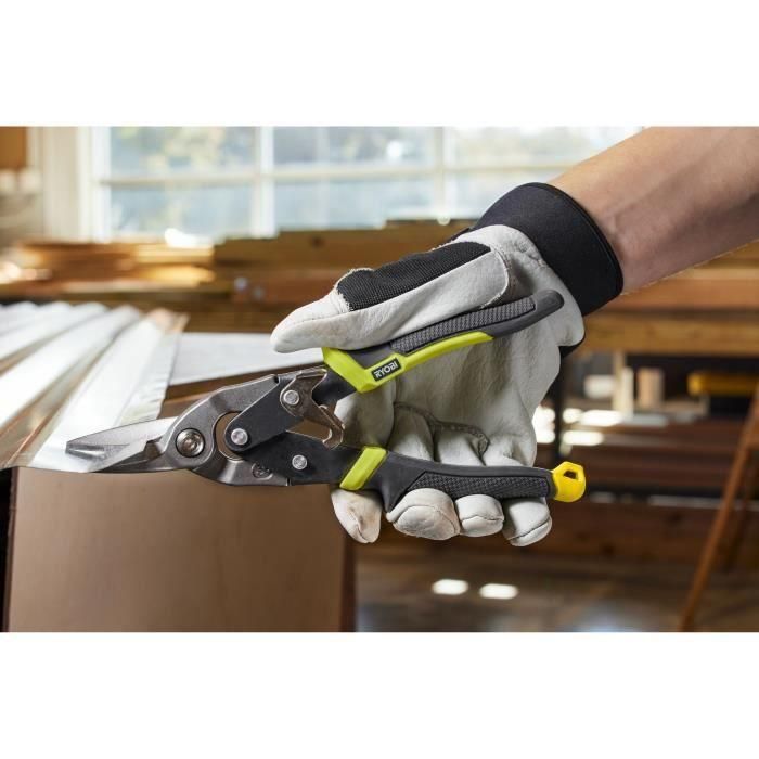 Juego de 3 tijeras de aviación - RYOBI - Universal, paso derecho, paso izquierdo Juego de 3 tijeras de aviación - RYOBI - Universal, paso derecho, paso izquierdo