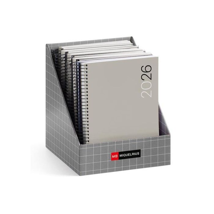 Agenda Anual (2026) Catalan Miquelrius Basic City Plus Assortiment Expositor De 10