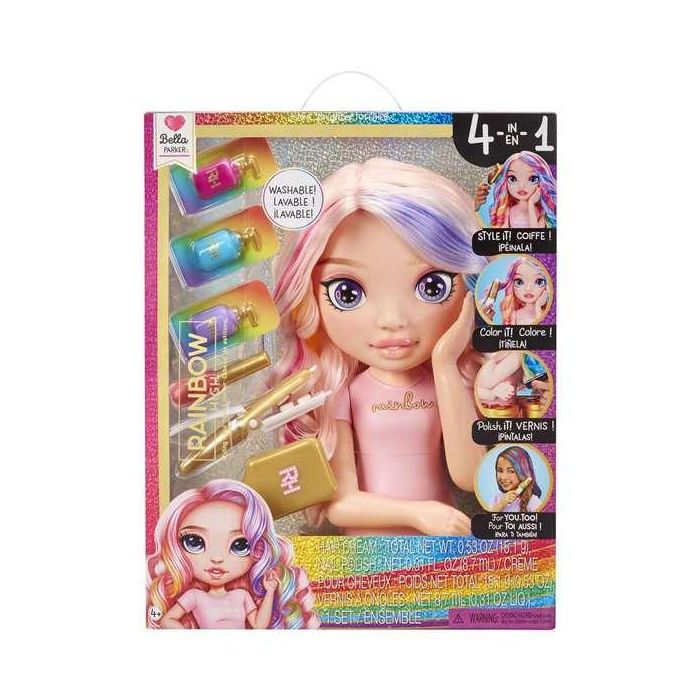 Rainbow High Busto de Estilismo 33 cm para Jugar a Diseñar Looks con Accesorios - Juguete de Moda y Peinado para Niñas Rainbow High Busto de Estilismo 33 cm para Jugar a Diseñar Looks con Accesorios - Juguete de Moda y Peinado para Niñas