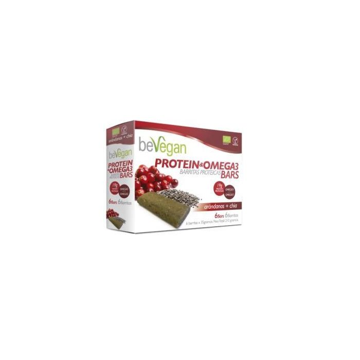 Barritas Proteicas-Antiox Arandano+Chia 6Uds. Bio Vegan
