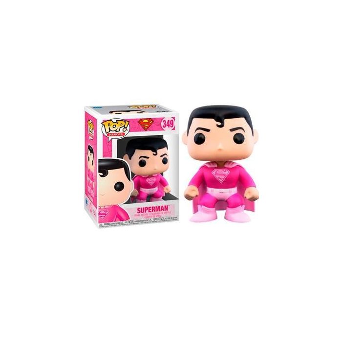 Funko Pop Superman Rosa Nº 349 Investigacion Contra El Cancer De Mama Caja Original