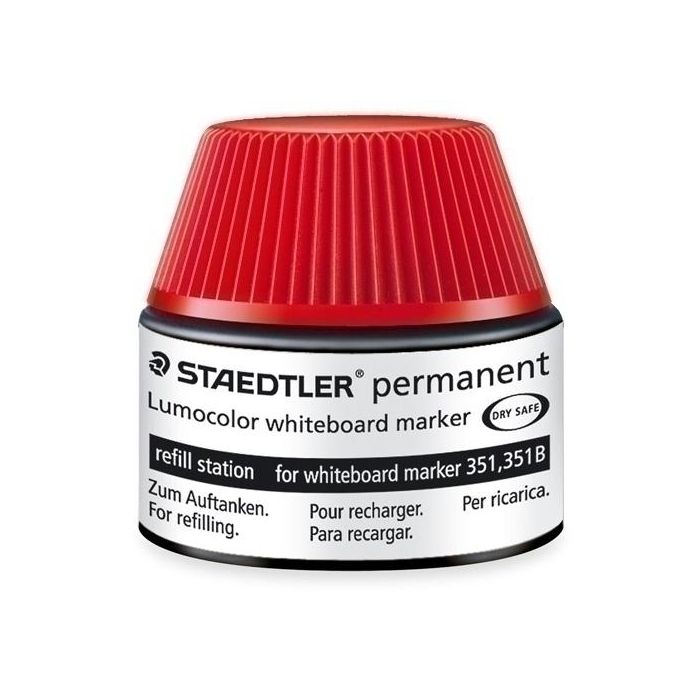 Tinta Rotulador Staedtler 488 51 Pizarra Frasco 20 Ml. Rojo