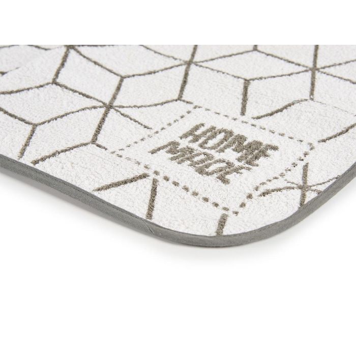 Kinvara Mantel Individual Rizo Home Made Gris y Blanco 33x48 cm (0.3cm alto) (Set de 24) 3