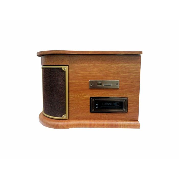 Tocadiscos Sunstech PXRC52CDWD Marrón Madera 1 Tocadiscos Sunstech PXRC52CDWD Marrón Madera 1