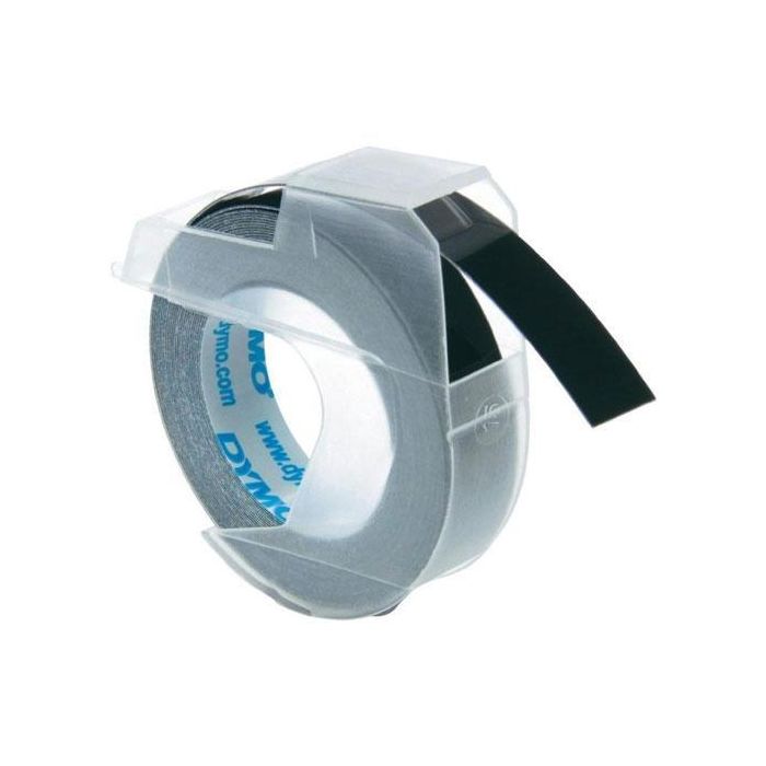 DYMO Cinta RELIEVE 9mm X 3mt para rotuladora Omega/junior color Negro