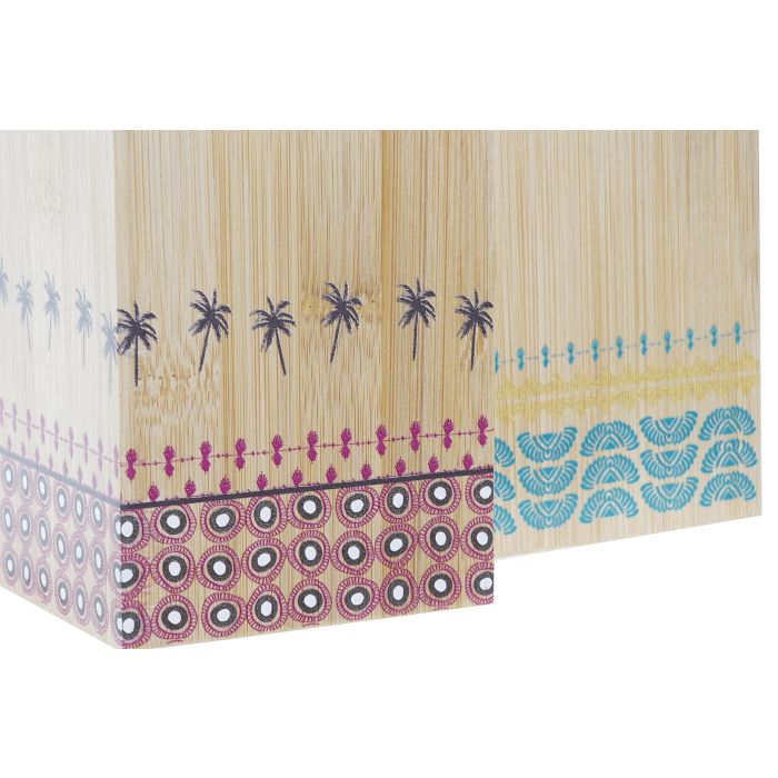 DKD Home Decor Cubertero Colonial Africa de Bambú Turquesa, Granate y Natural 10x13.5x10 cm (4 Unidades) 1 DKD Home Decor Cubertero Colonial Africa de Bambú Turquesa, Granate y Natural 10x13.5x10 cm (4 Unidades) 1