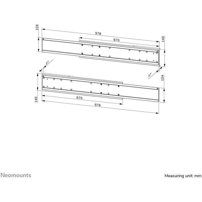 Soporte de Mesa para Pantalla Neomounts ADM-875BL2 7 Soporte de Mesa para Pantalla Neomounts ADM-875BL2 7