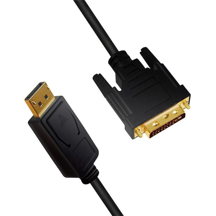 Logilink DisplayPort-Kabel DP 1.2 zu DVI 1.2 2.0m schwarz 3