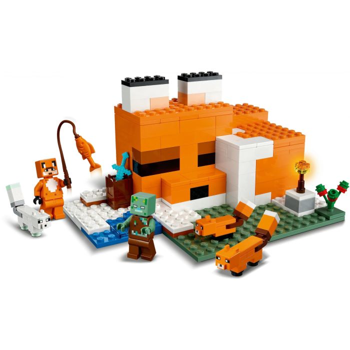 LEGO Minecraft El Refugio-Zorro - Juego de Construcción 193 Piezas para Niños de 8+ Años 2
