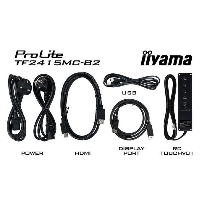 iiyama TF2215MC-B2 Monitor Táctil 21.5" Full HD IPS (1920x1080) Multi-Touch HDMI DisplayPort USB Negro 9 iiyama TF2215MC-B2 Monitor Táctil 21.5" Full HD IPS (1920x1080) Multi-Touch HDMI DisplayPort USB Negro 9