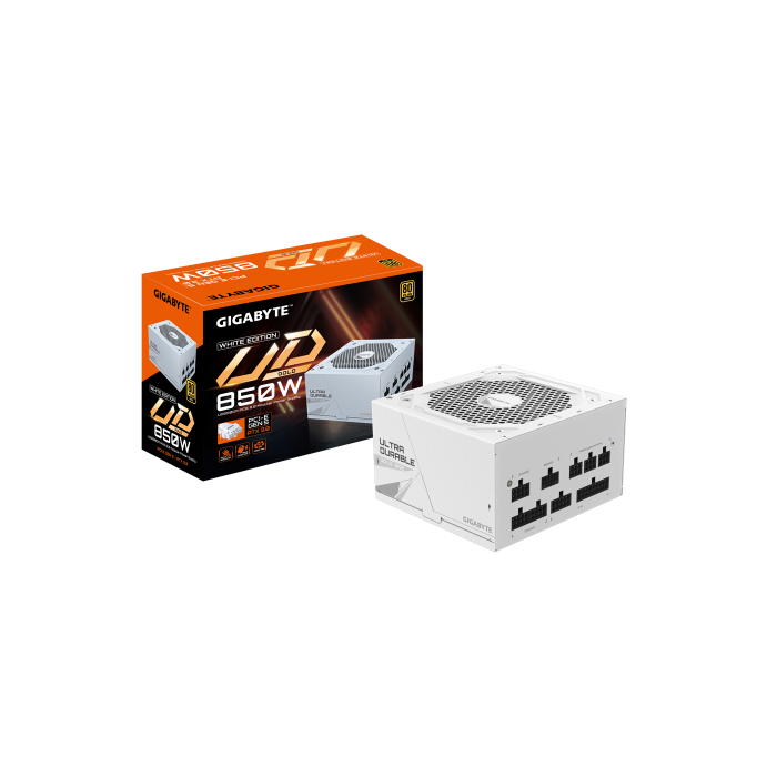 Gigabyte UD850GM PG5W Fuente de Alimentación 850W 80 PLUS Gold ATX, Enfriamiento Activo, Negro 6 Gigabyte UD850GM PG5W Fuente de Alimentación 850W 80 PLUS Gold ATX, Enfriamiento Activo, Negro 6