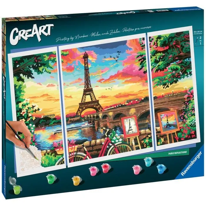 Ravensburger 4005556201341 Formato CRearT 80x50cm Tríptico 4