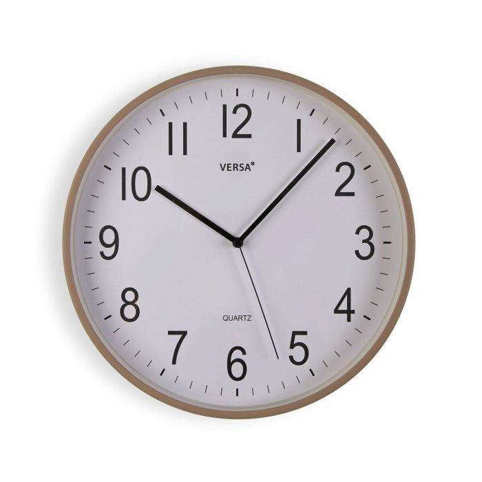 Reloj de Pared Versa Gris Plástico 35,1 X 35,1 X 4,5 CM 0 Reloj de Pared Versa Gris Plástico 35,1 X 35,1 X 4,5 CM 0