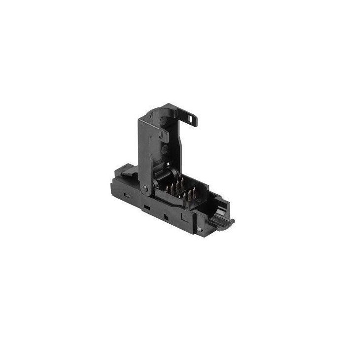 Lanberg Conector RJ45 Cat 6 UTP 8P8C Macho para Cable 22/26 AWG, Blindaje U/UTP, Contactos Chapado en Oro, Carcasa de Nylon PC, Color Negro